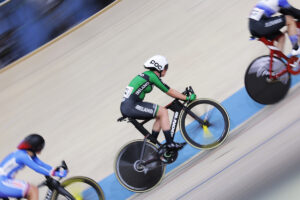 Erin Grace Creighton. Picture by Alex Whitehead/SWpix.com - 16/03/2025 - Cycling - Tissot UCI Track Nations Cup: Konya - Konya Velodrome, Konya, Türkiye - Women’s Omnium - Scratch Race