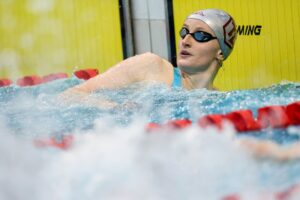 Danielle Hill at the Swim Ireland Irish Open Championships, National Aquatic Centre, Dublin 15/4/2025 Mandatory Credit ©INPHO/Ben Brady