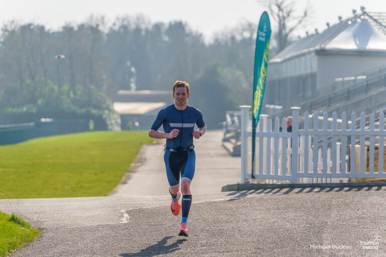 Niall Cornyn at Naas Duathlon 2025, Credit: Michael Buckley