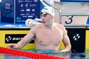 Eoin Corby won his first international medal with Silver in the 200m Breaststroke at European Aquatics U23 Swimming Championships in Šamorín – June, 2025, Credit: Swim Ireland