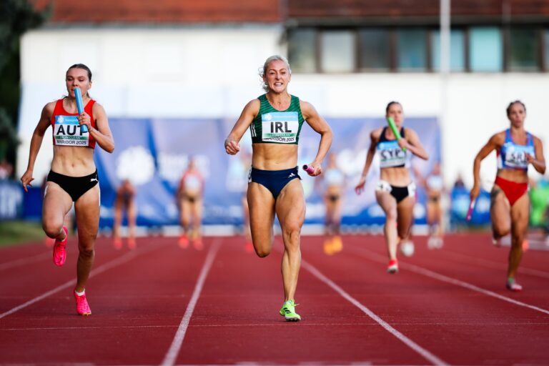 Sarah Lavin in action at the European Athletics Team Championships, Maribor, 2025. Credit, European Athletics