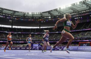 Orla Comerford in action at the Paris Paralympic Games. Credit: Paralympics Ireland