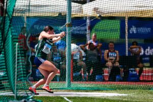 Nicola Tuthill in action for Ireland. Credit: Athletics Ireland