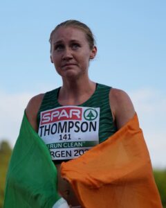 Anika Thompson at U23 European Championships in Bergen, 2025. Credit: Athletics Ireland