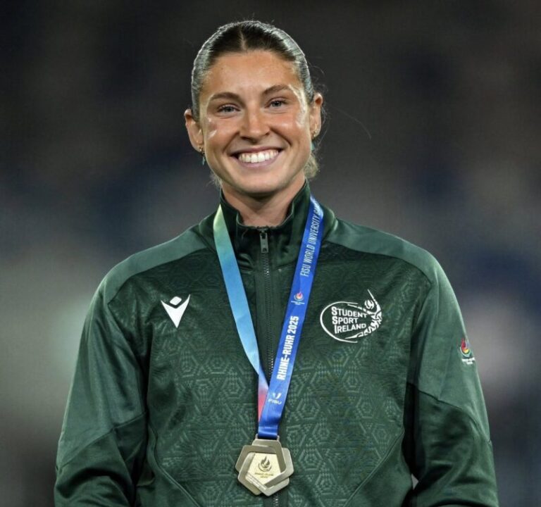Kate O'Connor Gold, World University Games 2025. Credit: Athletics Ireland