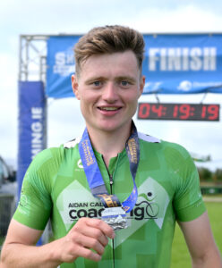 Mark McGinley Sheephaven Victory 2025. Credit: Triathlon Ireland