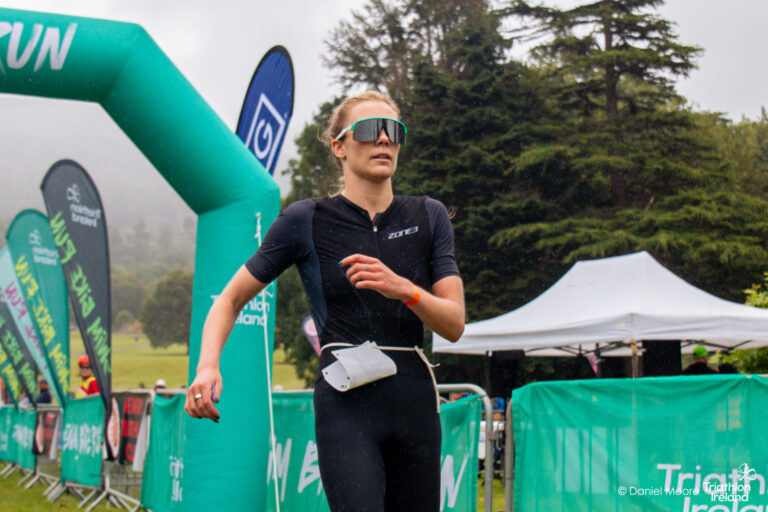 Hollie Elliott, Women's National Standard Distance Champion 2025. Credit: Daniel Moore via Triathlon Ireland