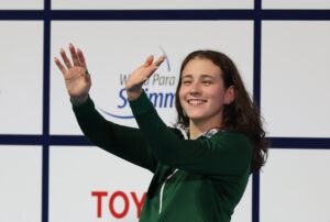 Róisín Ní Riain Silver at 2025 Para Swimming World Championships. Credit: Paralympics Ireland