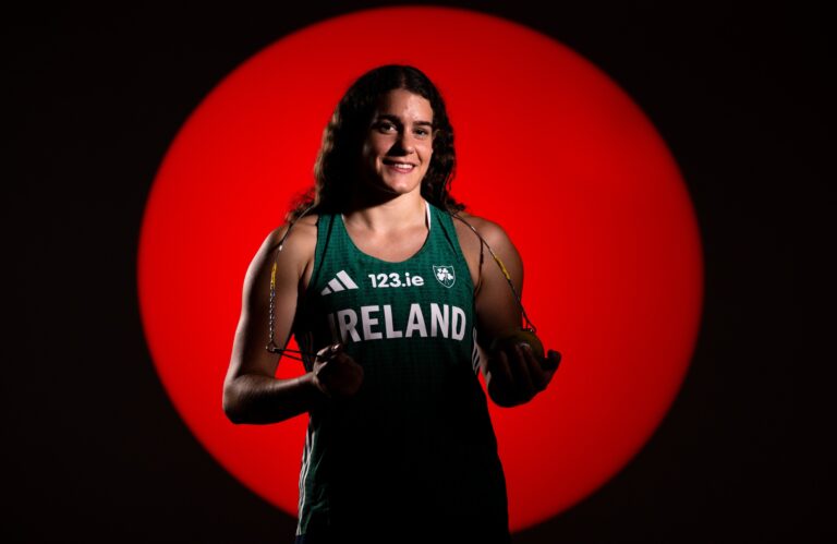 1 September 2025; Hammer thrower Nicola Tuthill pictured ahead of the World Athletics Championships which take place in Tokyo from 13th to 21st September. See AthleticsIreland.ie for more. Photo by Seb Daly/Sportsfile *** NO REPRODUCTION FEE ***