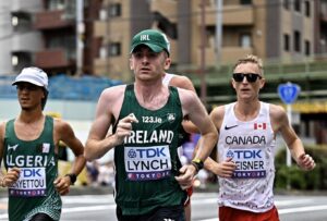Peter Lynch in action for Ireland at the 2025 World Athletics Championships. Credit: Athletics Ireland