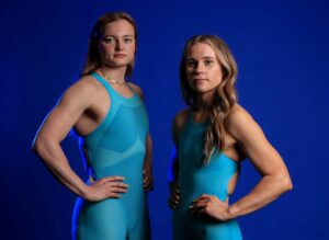 Mona McSharry and Ellen Walshe. Credit: Swim Ireland