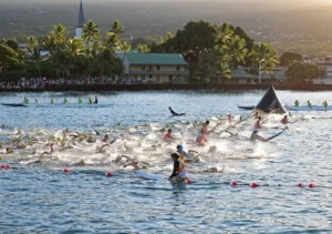 Kona Swim Start. Credit: IRONMAN Media