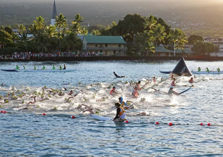 Kona Swim Start. Credit: IRONMAN Media