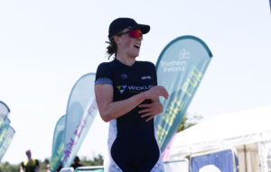 Emma O'Brien of Wicklow Tri Club Wins the Women's Triathlon National Series 2025. Credit: Triathlon Ireland
