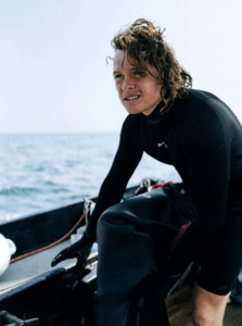 Daragh Morgan getting ready for another marathon swim as part of his Swim Eire Challenge 