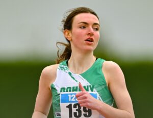 Maeve O'Neill in action. Credit: Athletics Ireland