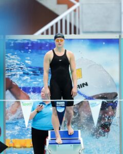 Mona McSharry. 2026 Swim Irish Open Championships, Bangor Aurora Aquatics & Leisure Centre, Co. Down 10/4/2026 Mandatory Credit ©INPHO/Bryan Keane