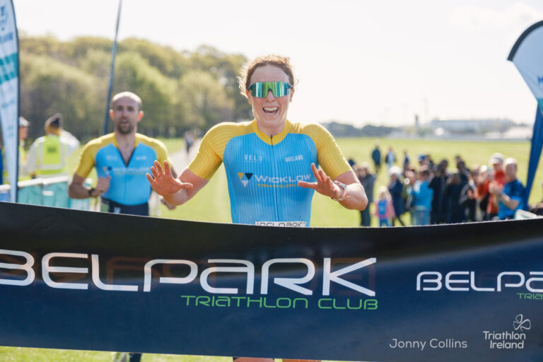 Emma O'Brien, national duathlon champion 2026. Credit: Jonny Collins